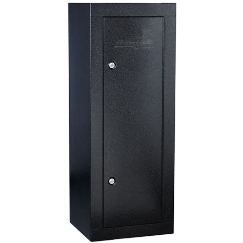 homak security 12 gun black steel security cabinet|gun storage cabinet locking metal.